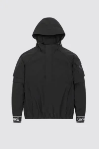 ANORAK WINDBREAKER MEN-BLACK