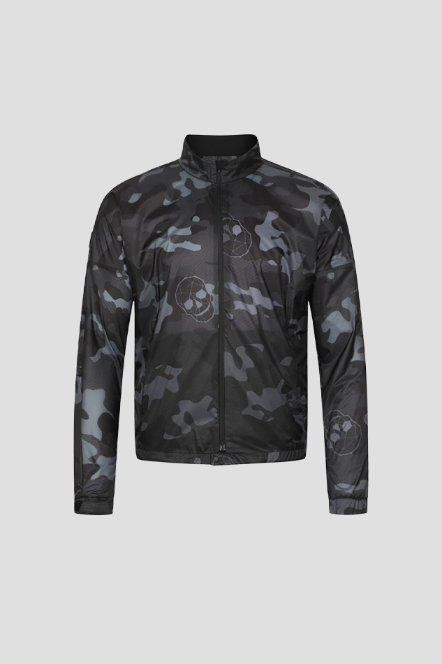 MEN AIR FOLD NANOGRAM ACCORDIO JACKET-BLACK