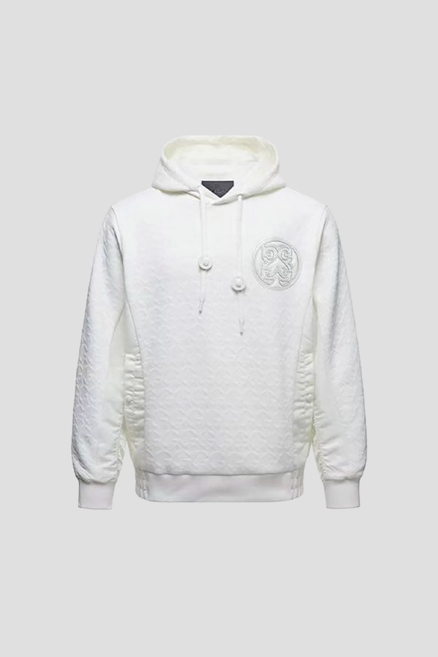 GFORE GOLF WEAR MENS SWEATER HOODIE-WHITE
