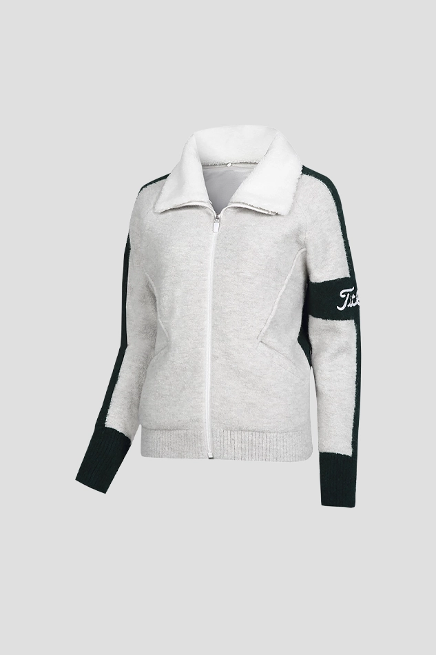 WINDPROOF CARDIGAN-GRAY