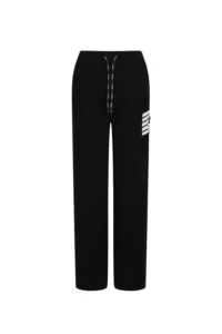 WOMEN GHOST SWEATER PANTS-BLACK
