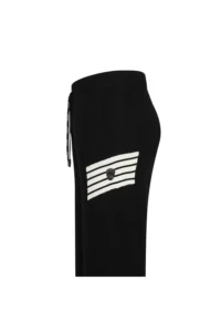 WOMEN GHOST SWEATER PANTS-BLACK