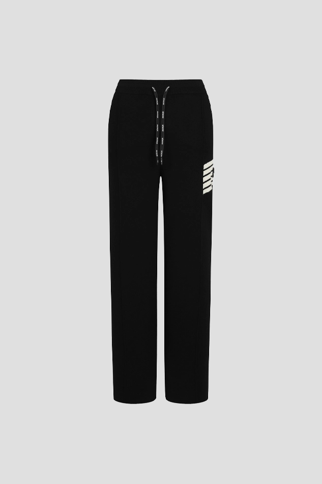 WOMEN GHOST SWEATER PANTS-BLACK
