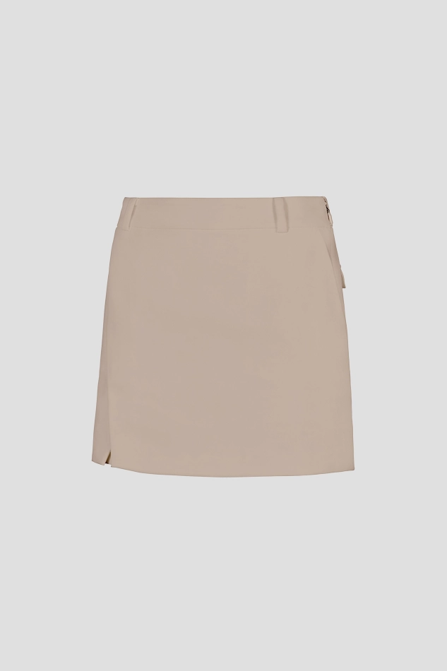 SEMI A LINE SKORTS-KHAKI