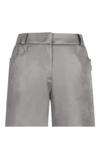 WOMEN GHOST SMOG LONG SHORTS-GRAY