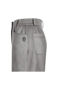WOMEN GHOST SMOG LONG SHORTS-GRAY