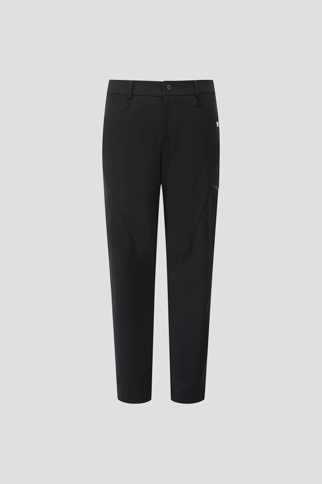 LINE POINT CARGO PANTS-BLACK
