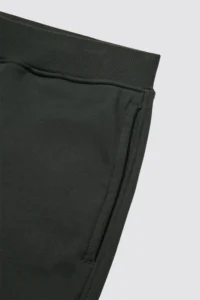 DIAGONAL RAISED FLEECE LENS SWEATPANTS-GREEN