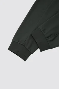 DIAGONAL RAISED FLEECE LENS SWEATPANTS-GREEN