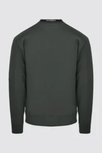LIGHT FLEECE CREWNECK LENS SWEATSHIRT-GREEN