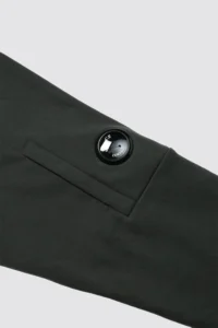 LIGHT FLEECE CREWNECK LENS SWEATSHIRT-GREEN