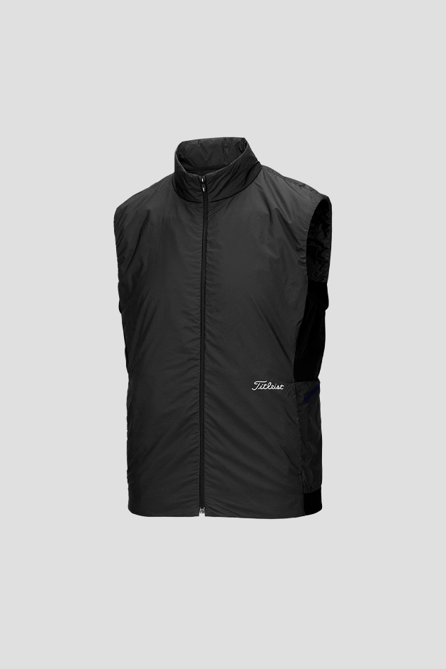 PADDING VEST-BLACK