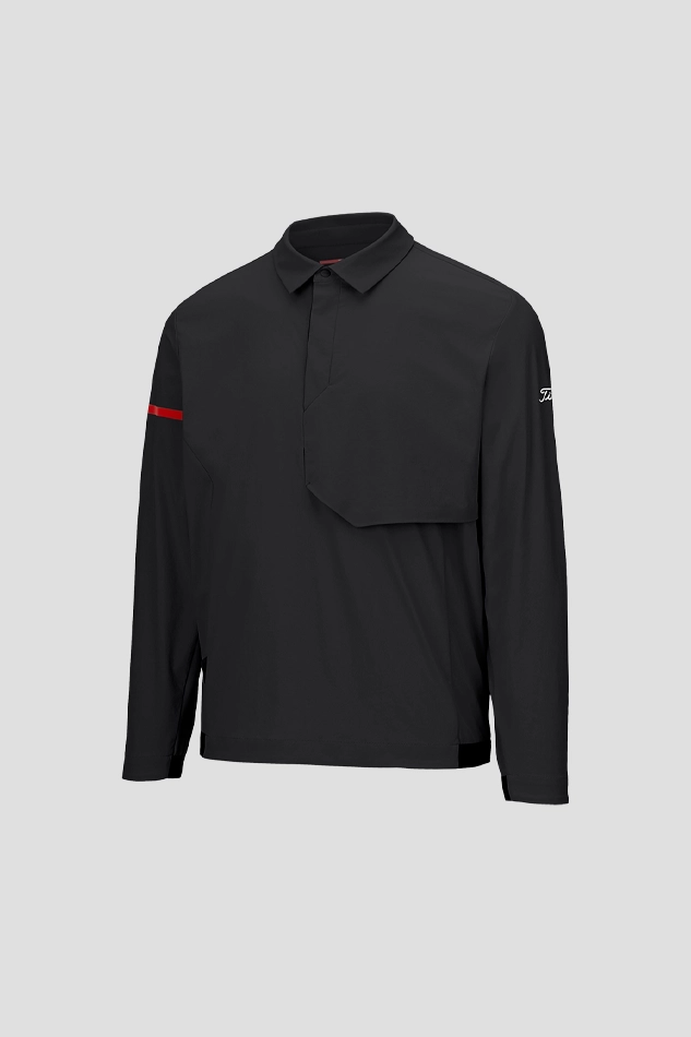 PERFORMANCE WOVEN SHIRT-BLACK