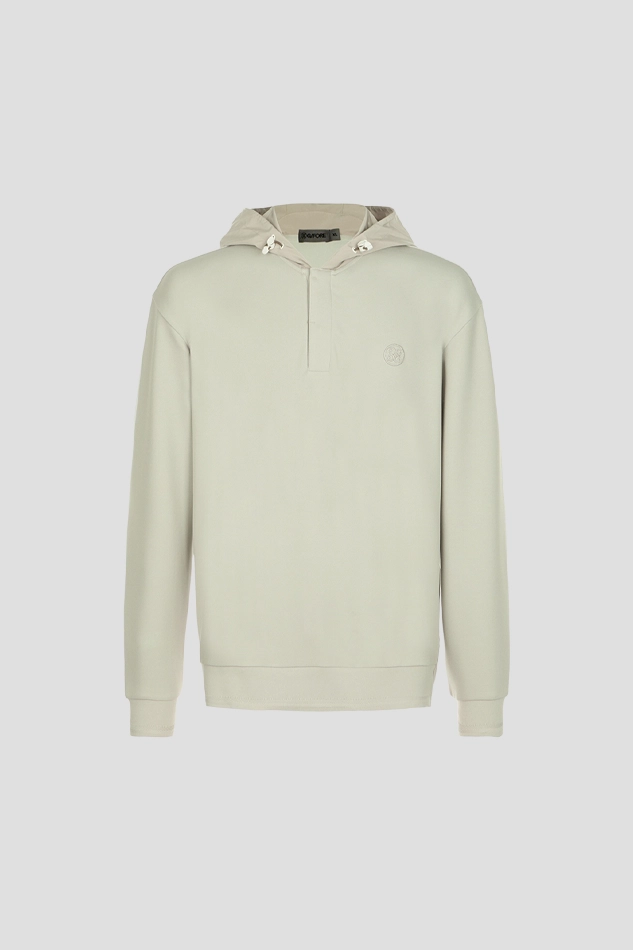 HOODED MIDDLER MEN-KHAKI