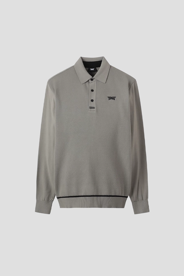 COLLARED SWEATER-KHAKI