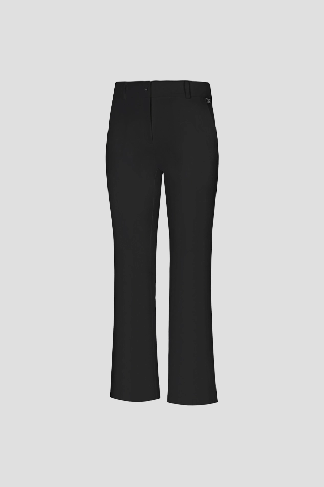 WINTER BOOTCUT PANTS-BLACK