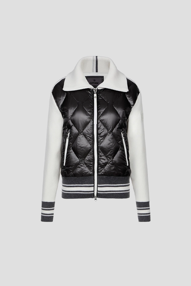 DOWN SWEATER JACKET WOMEN-DARKGRAY