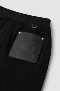 BOUCLE PANT WOMEN-BLACK