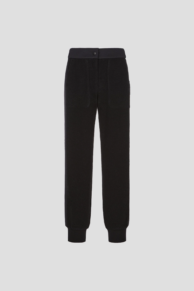 BOUCLE PANT WOMEN-BLACK