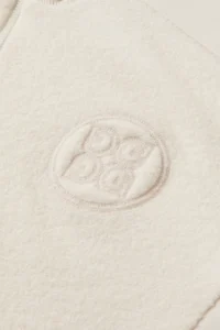 BOUCLÉ HALFZIP MEN-LVORY