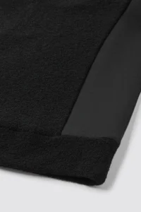 BOUCLÉ HALFZIP MEN-BLACK