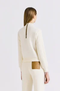 BOUCLÉ CREWNECK WOMEN-LVORY