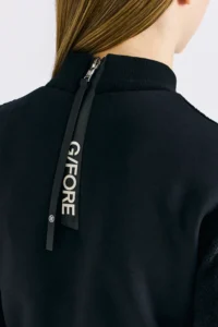 BOUCLÉ CREWNECK WOMEN-BLACK