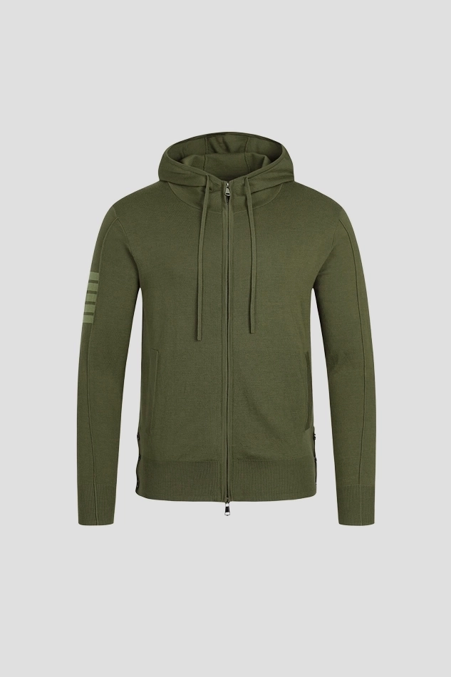 MEN GHOST HOODIE SWEATER-KHAKI