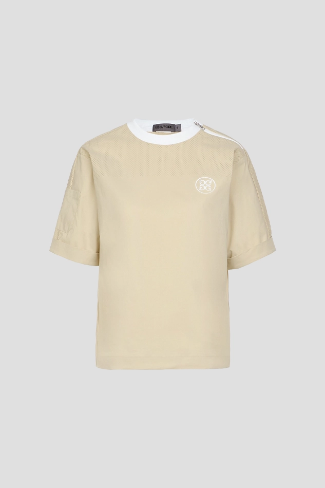 COOL TOUCH CREWNECK WOMEN-KHAKI