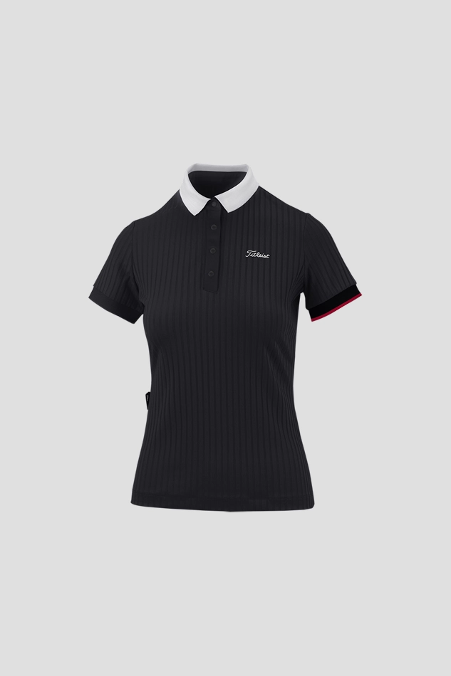 RIB PERFORMANCE SHIRT W-BLACK