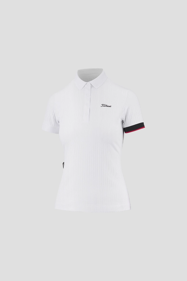 RIB PERFORMANCE SHIRT W-WHITE