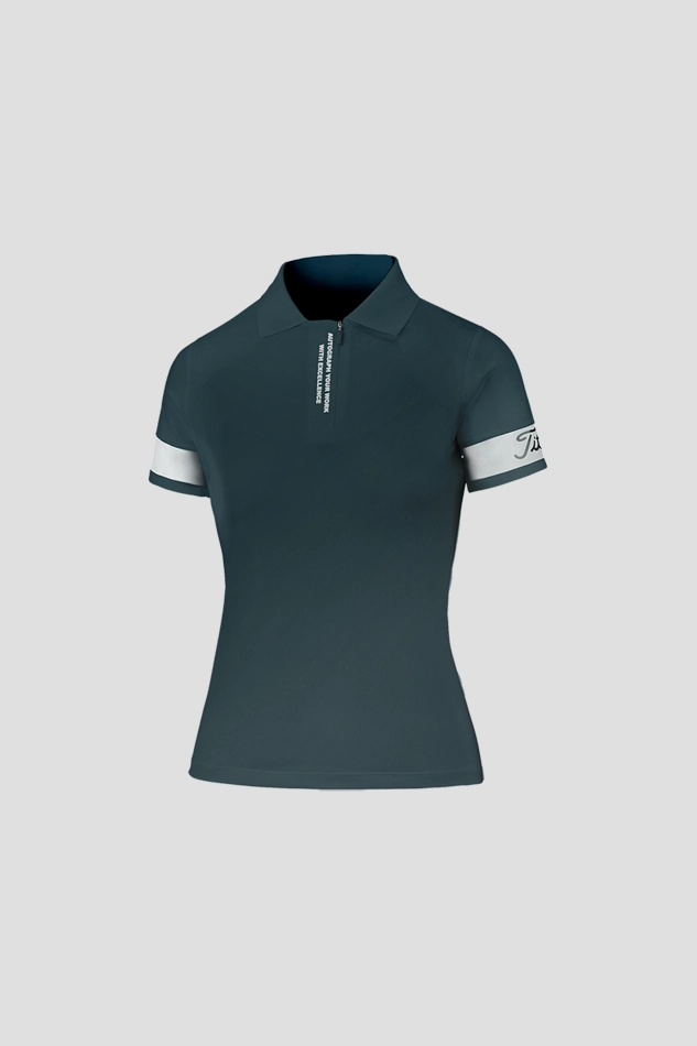 SLEEVE MESH SHIRT W-GREEN