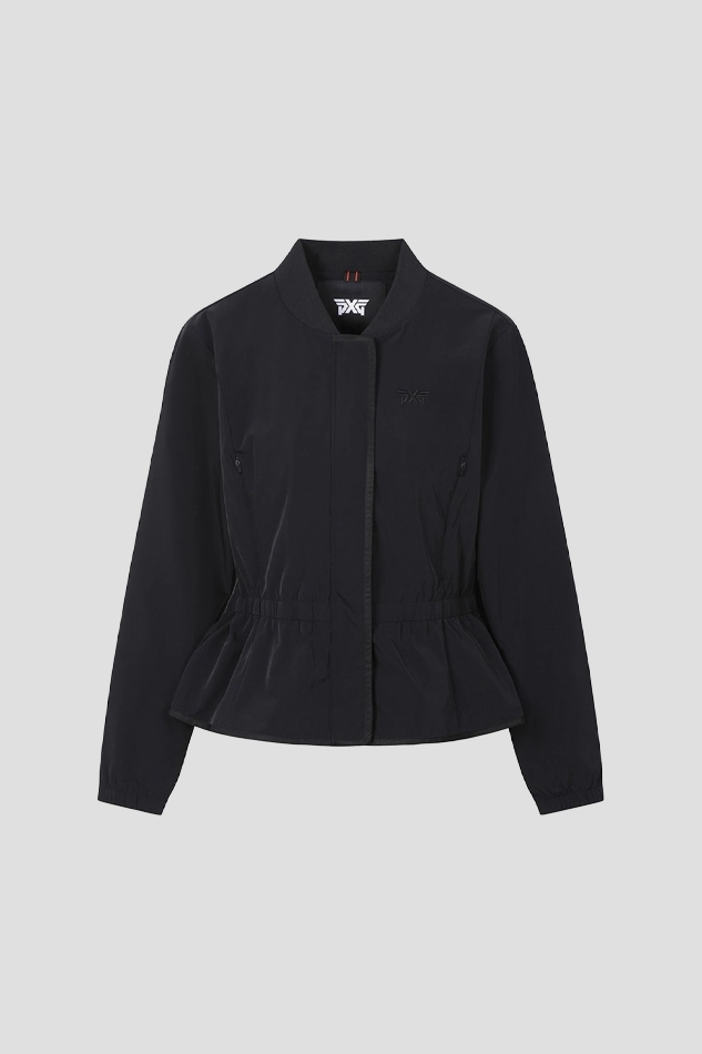 WOMENS WIND SWING WOVEN JACKET-BLACK