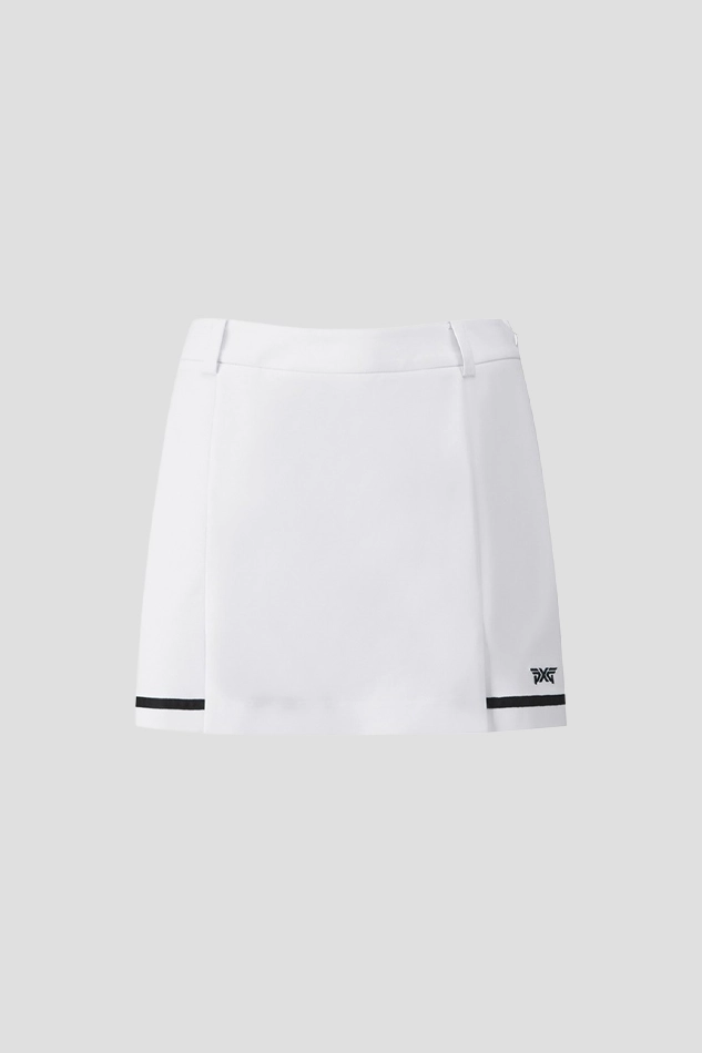 WOMENS SUMMER BASIC SKIRT-WHITE