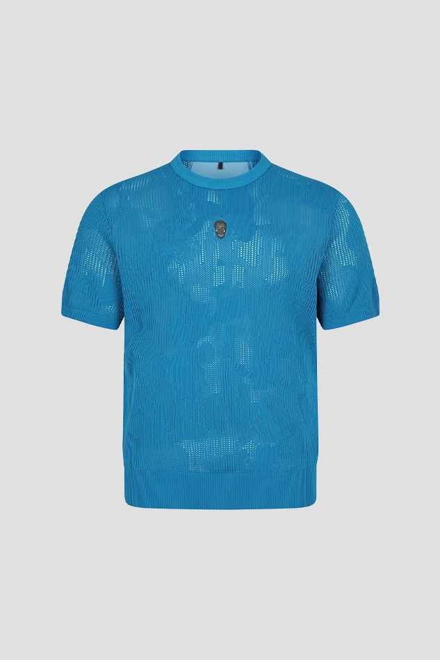 MEN AIR CIRCUIT CAMO ALEX HIVE SWEATER-BLUE