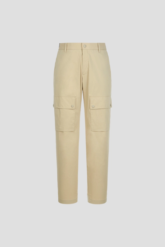 ESSENTIAL CARGO JOGGER PANTS MEN-BEIGE