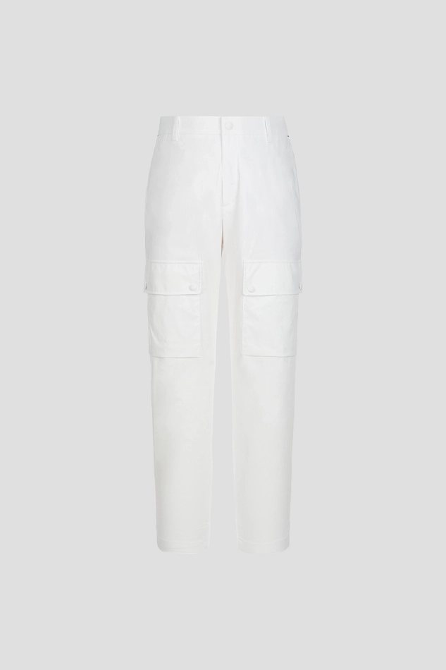 ESSENTIAL CARGO JOGGER PANTS MEN-WHITE