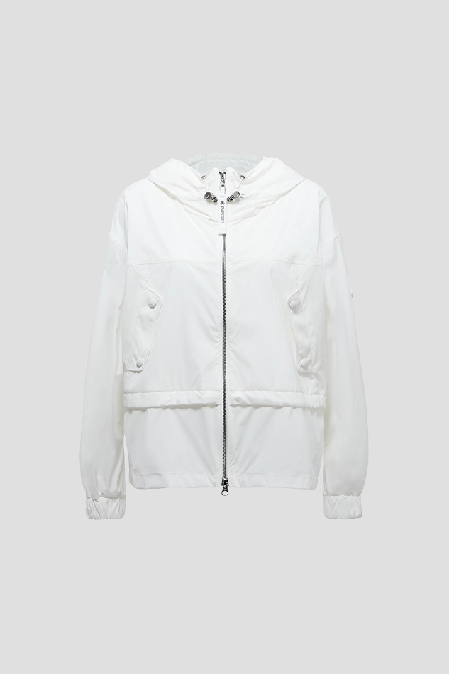 ESSENTIAL WINDBREAKER WOMEN-WHITE