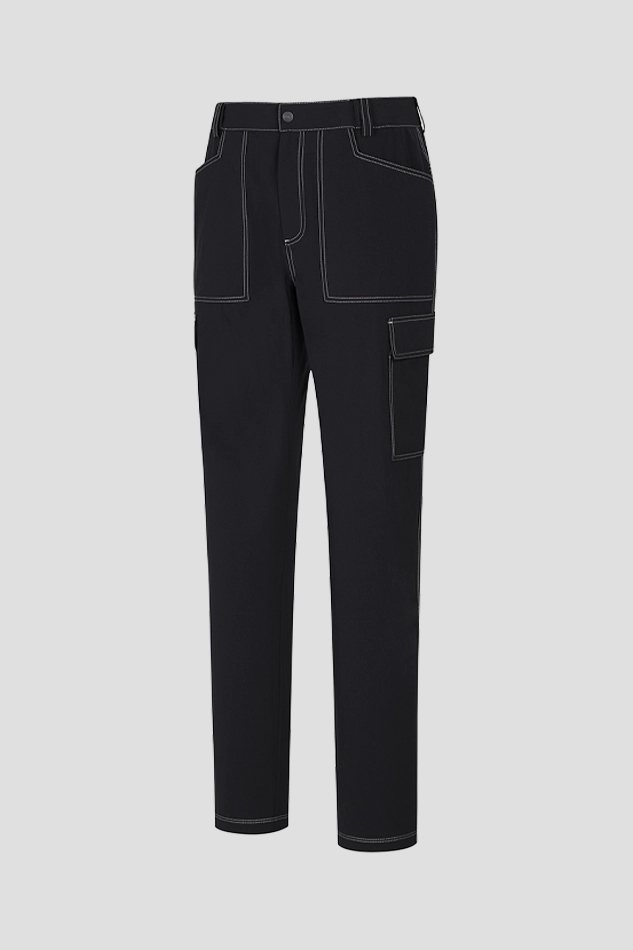 MEN ESSENTIAL CASUAL PANTS-NAVY