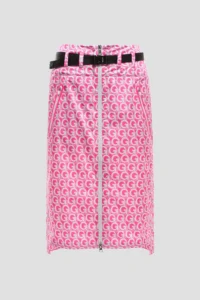 COLOUR RAINBREAKER SKIRT WOMEN-PINK