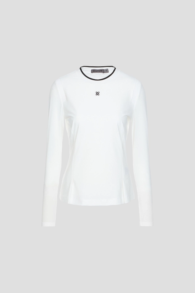 SUMMER LONGSLEEVES T-SHIRT WOMEN-WHITE