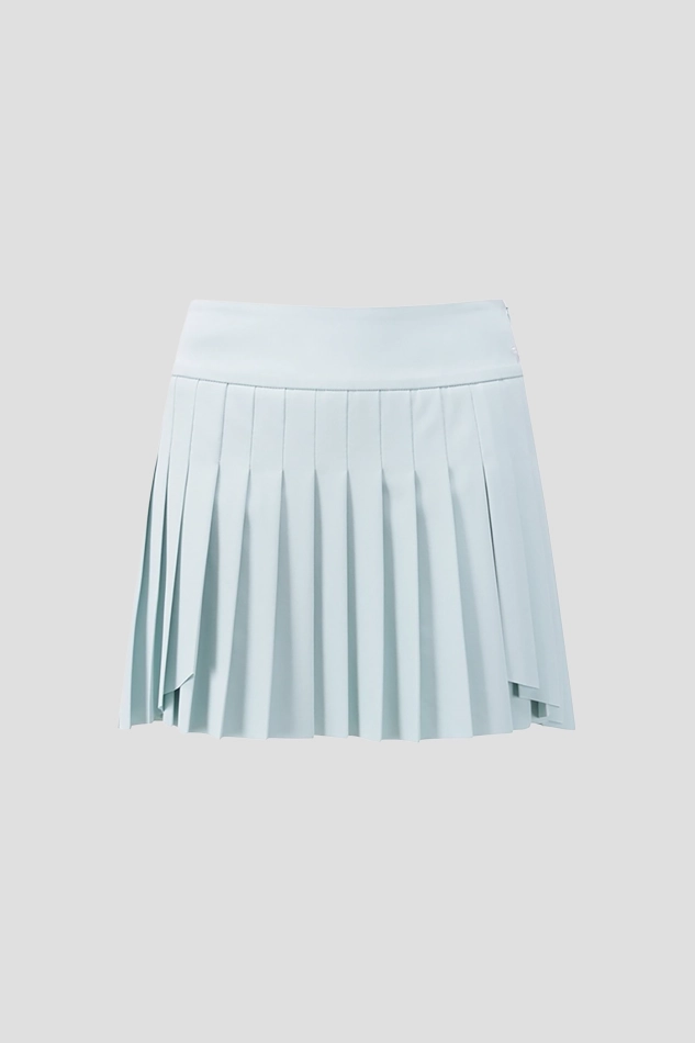 WOMENS SUMMER MULTI PLEATED SKIRT-MINT