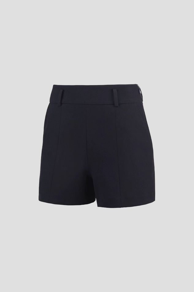 A LINE SHORTS-BLACK