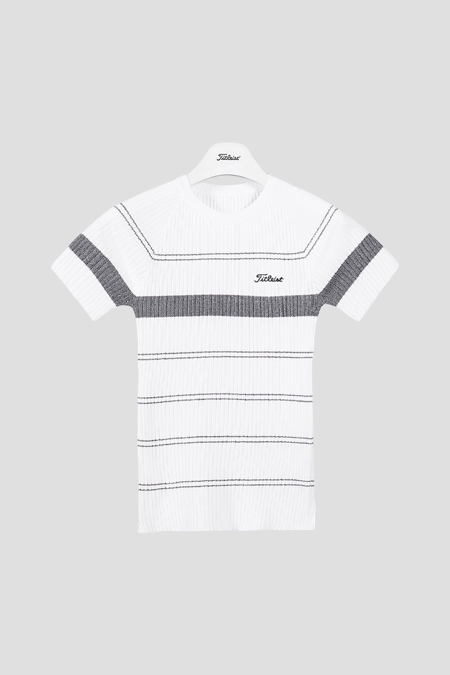 STRIPE DESIGN SWEATER-NAVY