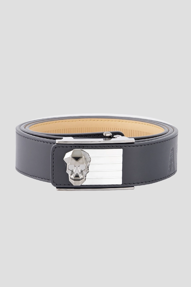 TWO TONE AUTO BELT-BLACK