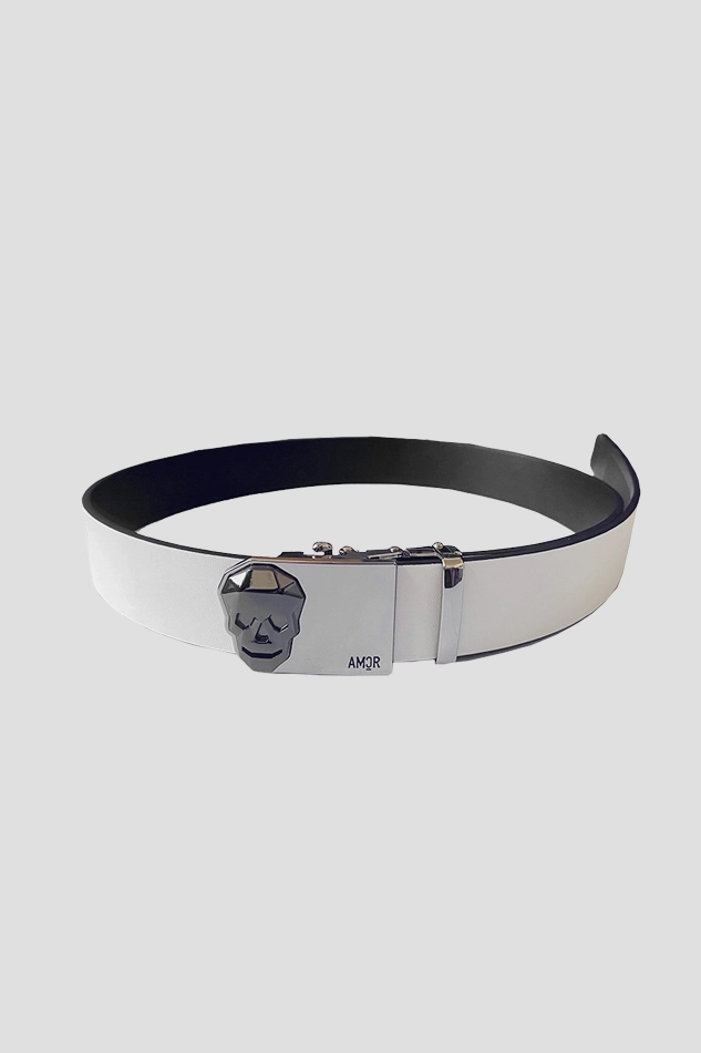 ALEX GOLF BELT-WHITE