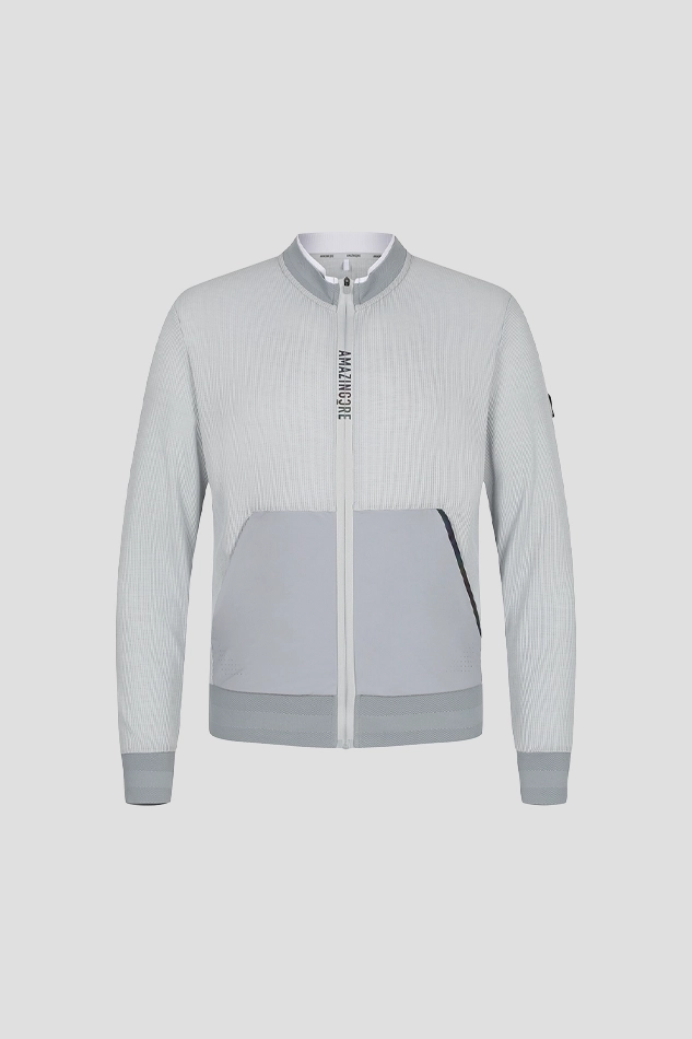 MEN AIR CIRCUIT TECH JERSEY JACKET-GRAY