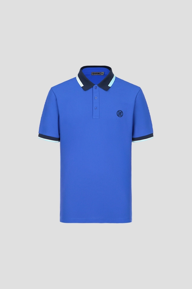 ESSENTIAL POLO T SHIRT MEN-BLUE