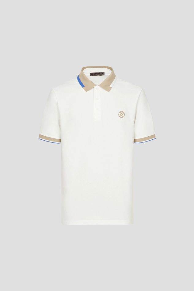 ESSENTIAL POLO T SHIRT MEN-WHITE