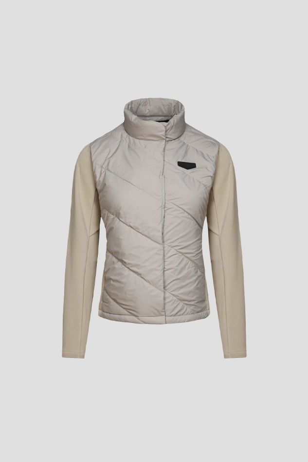 WOMEN WINTER NEWQUILTING SWING DOWNJACKET-KHAKI